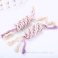 Factory Sell Candy Cotton Rope Chew Pet Toy